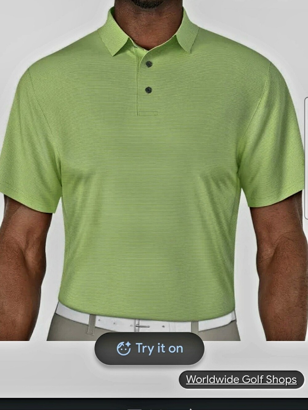 Ben Hogan Performance Men's Solid Ribbed Green Polo Shirt 2XL Golf Tennis